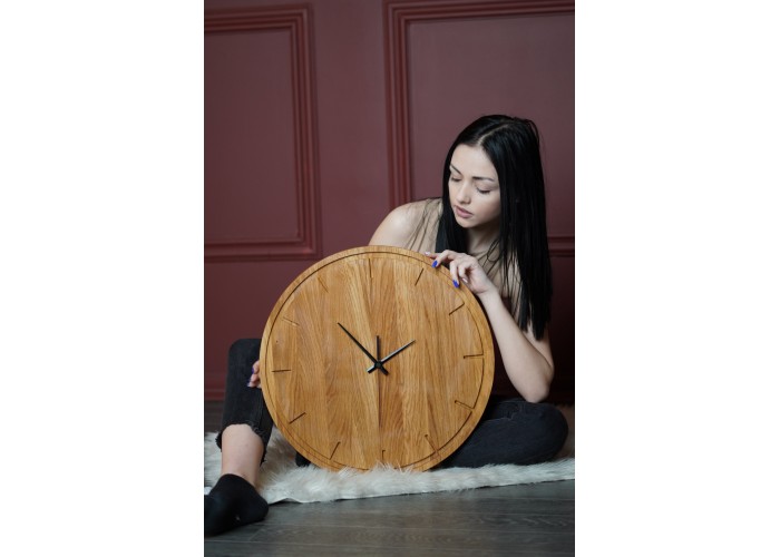  Дубовые часы Moku Nara (38 x 38 см)  3 — купить в PORTES.UA