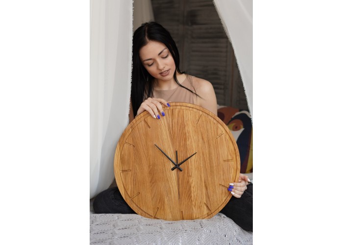  Дубовые часы Moku Nara (38 x 38 см)  6 — купить в PORTES.UA