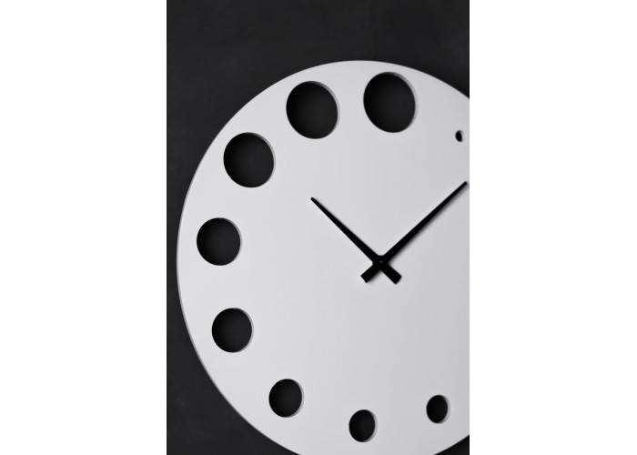  Белые настенные часы Moku Point (38 x 38 см)  5 — купить в PORTES.UA