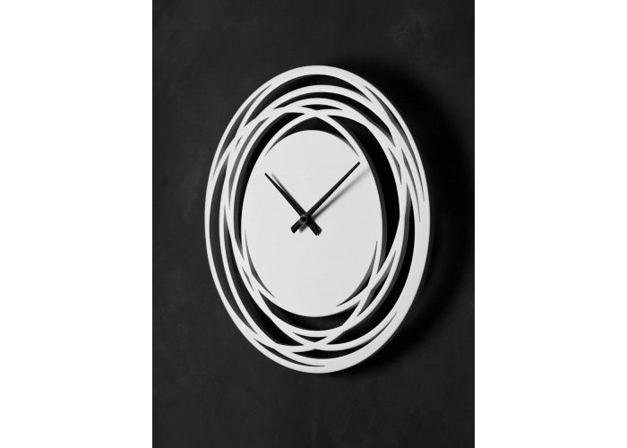  Белые настенные часы Moku Shirakawa (38 x 38 см)  6 — купить в PORTES.UA