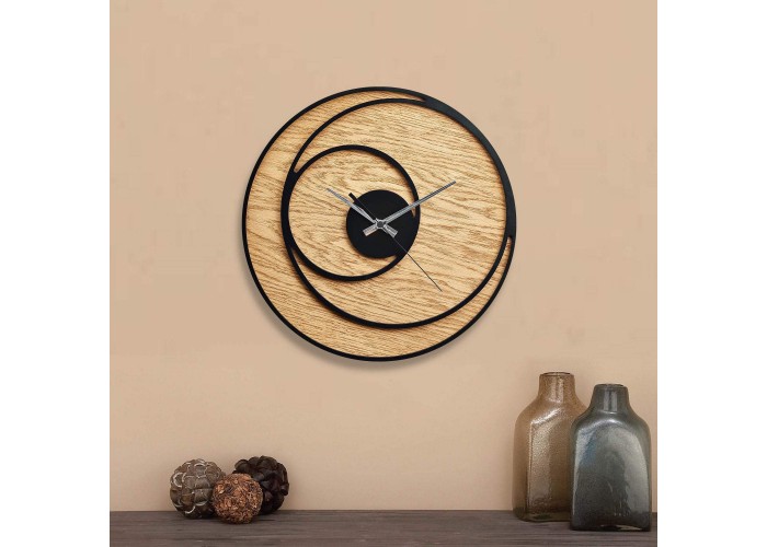  Деревянные часы Moku Kawasaki (38 x 38 см)  3 — купить в PORTES.UA