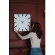 Белые настенные часы Moku Roppongi (48 x 48 см)