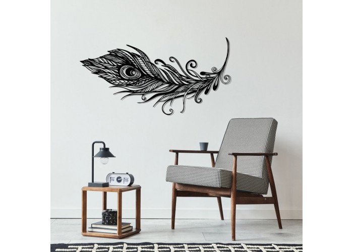  Дерев'яний малюнок "Peacock Feather" (80 x 41 см)  2 — замовити в PORTES.UA
