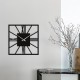 Черные настенные часы Moku Fukuoka(48 x 48 см)