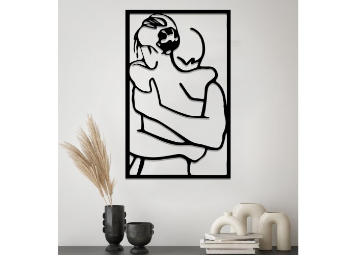  Дерев'яний малюнок "Couple" (80 x 50 см)  1 — замовити в PORTES.UA