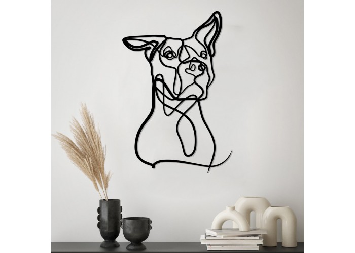  Дерев'яний малюнок "Funny Dog" (90 x 61 см)  3 — замовити в PORTES.UA