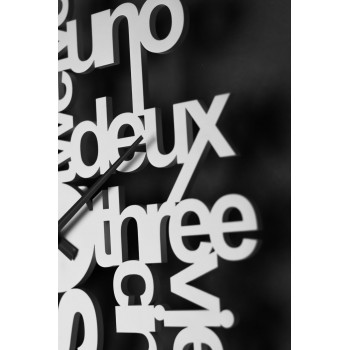 Белые настенные часы Moku Cosmopolite (38 x 38 см)