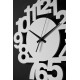 Білий настінний годинник Moku Nakameguro (38 x 38 см)