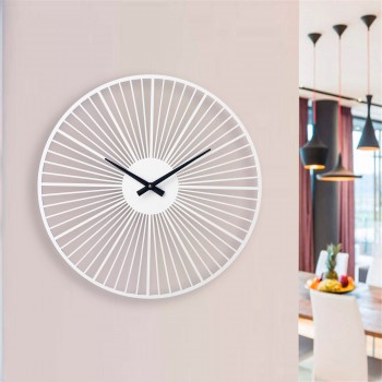 Білий настінний годинник Moku Circum (38 x 38 см)
