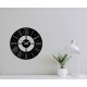 Черные настенные часы Moku Hitachi (38 x 38 см)