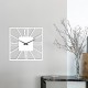 Білий настінний годинник Moku Fukuoka (38 x 38 см)