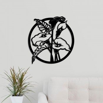 Дерев'яний малюнок "White Fly" (50 x 50 см)