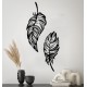 Деревянная картина "Feathers" (50 x 24 см)