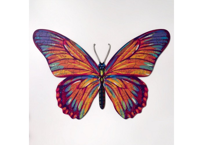  Деревянный пазл Moku Modern Butterfly S (24 x 15,5 см, 47 деталей)  1 — купить в PORTES.UA