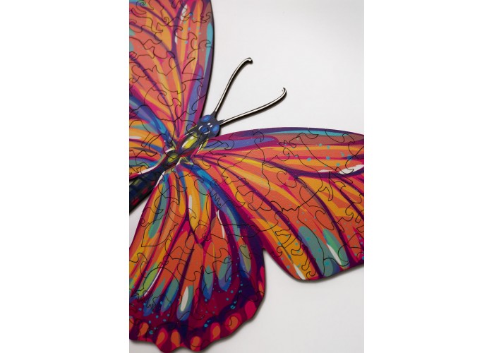  Деревянный пазл Moku Modern Butterfly S (24 x 15,5 см, 47 деталей)  6 — купить в PORTES.UA