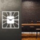 Белые настенные часы Moku Fukuoka(48 x 48 см)