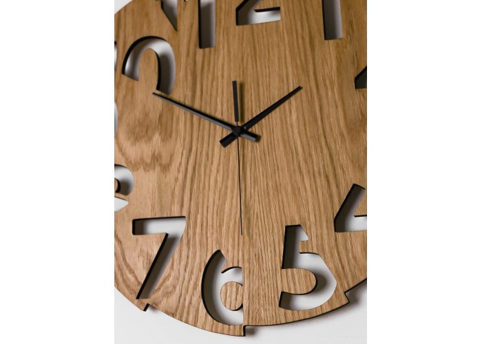  Дерев'яний настінний годинник Moku Osaka (38 x 38 см)  4 — замовити в PORTES.UA