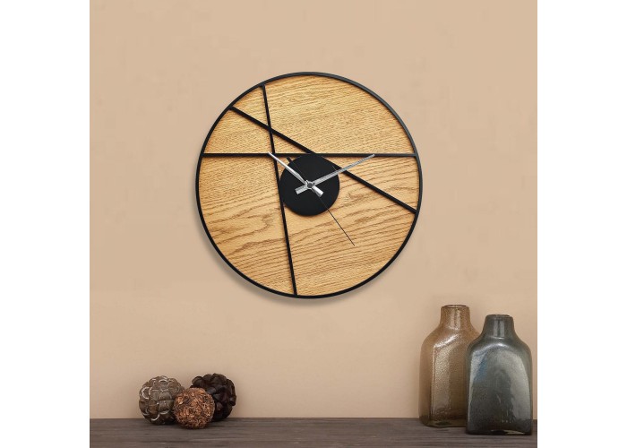  Деревянные часы Moku Kanazawa (38 x 38 см)  3 — купить в PORTES.UA