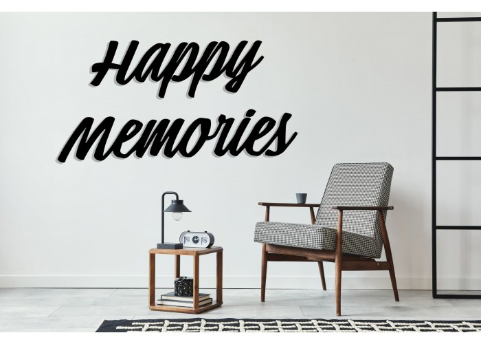  Дерев'яна картина "Happy Memories" (60 x 31 см)  2 — замовити в PORTES.UA