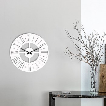 Белые настенные часы Moku Hitachi  (38 x 38 см)