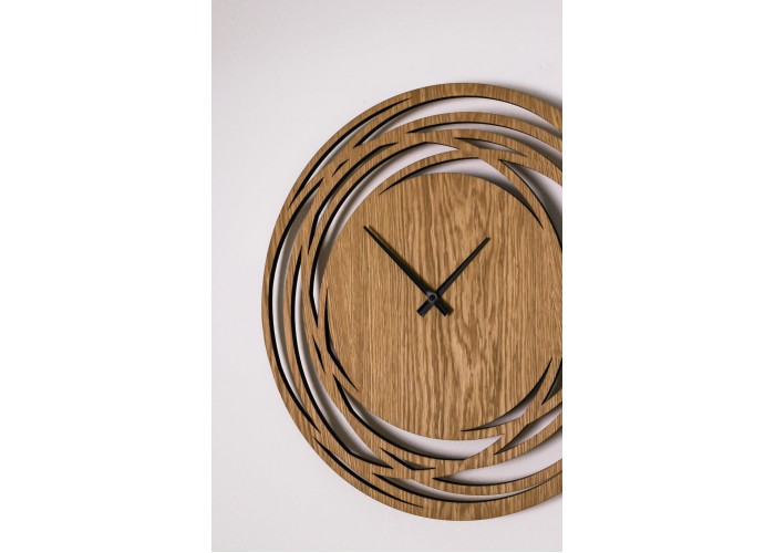  Дерев'яний настінний годинник Moku Shirakawa (38 x 38 см)  4 — замовити в PORTES.UA