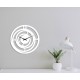 Білий настінний годинник Moku Ono (38 x 38 см)