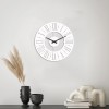 Білий настінний годинник Moku Hitachi (48 x 48 см)