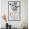 Деревянная дизайнерская картина "Vase"  (50 x 30 см)
