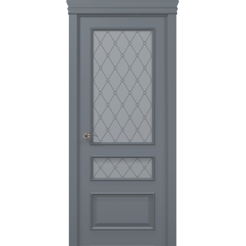 Двери серые межкомнатные Art Deko ART-05 Оксфорд покраска любые цвета RAL и NCS