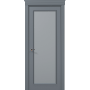 Межкомнатные серые двери Art Deko ART-01 Сатин покраска любые цвета RAL и NCS