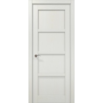 Белые двери экошпон Millenium-33 белый ясень