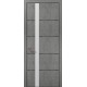 Двери Папа Карло – Plato-12 бетон светный алюминиевый торец – 15650-18