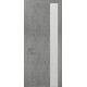 Двери Папа Карло – Plato-05 бетон светный алюминиевый торец – 15461-18