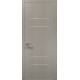 Двери Папа Карло – Plato-09 пекан светло-серый алюминиевый торец – 15571-18