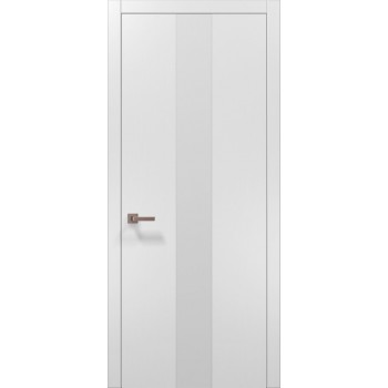 Белые двери экошпон Plato-06 белый матовый
