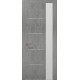 Двери Папа Карло – Plato-11 бетон светный алюминиевый торец – 15623-18