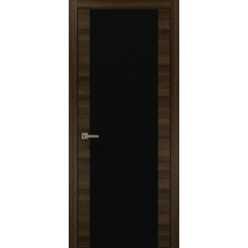 Венге двері Plato-14AL ясен шоколадний алюмінієвий торець
