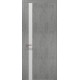 Двери Папа Карло – Plato-04 бетон светный алюминиевый торец – 15434-18