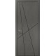 Двери Папа Карло – Plato-17 бетон серый алюминиевый торец – 15784-18