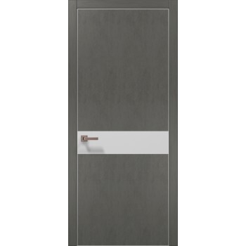 Plato-03AL бетон серый алюминиевый торец