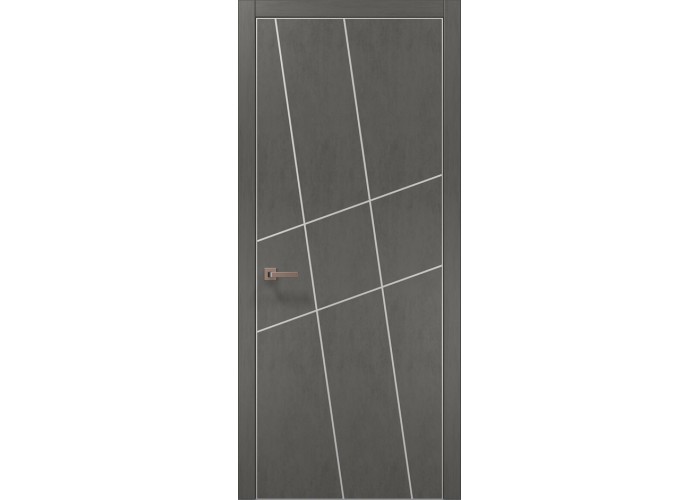  Plato-16AL бетон серый алюминиевый торец  2 — купить в PORTES.UA