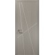 Двери Папа Карло – Plato-17 пекан светло-серый алюминиевый торец – 15787-18