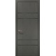 Двери Папа Карло – Plato-09 бетон серый алюминиевый торец – 15568-18