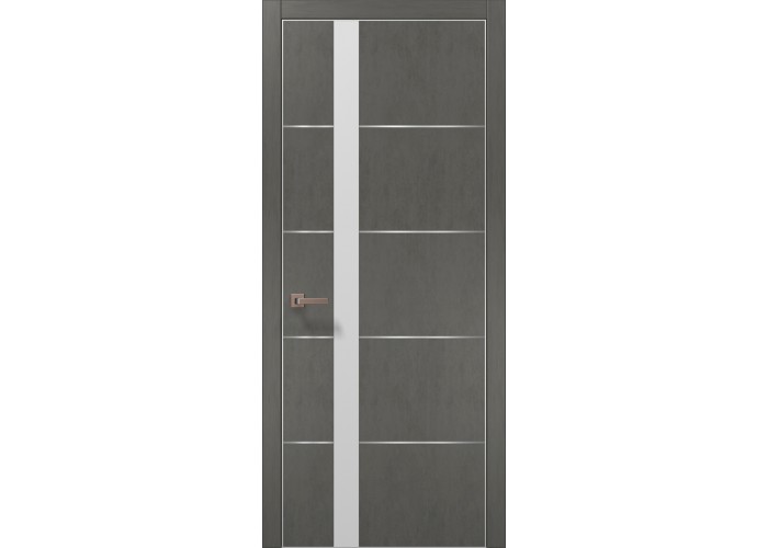  Plato-12AL бетон серый алюминиевый торец  2 — купить в PORTES.UA