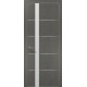 Двері Папа Карло – Plato-12 бетон сірий алюмінієвий торець – 15649-18