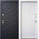 Дверь входная квартирного типа • Ультра • Онтарио (софт черный/белый супермат)