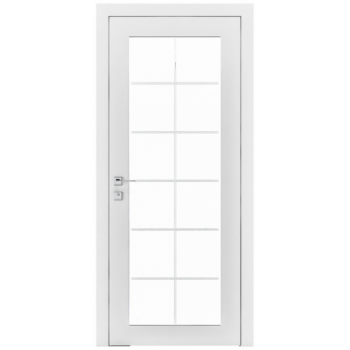Белые двери со стеклом Loft Porto