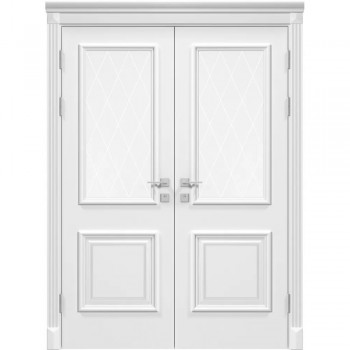 Білі фарбовані двері Siena Laura