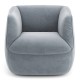 Кресло дизайнерское "Brune" 80х80х70 см. Серый