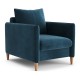 Кресло дизайнерское "Sydney" 80х95х86см синий